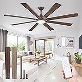ZMISHIBO 72 inch Oil Rubbed Bronze Ceiling Fans