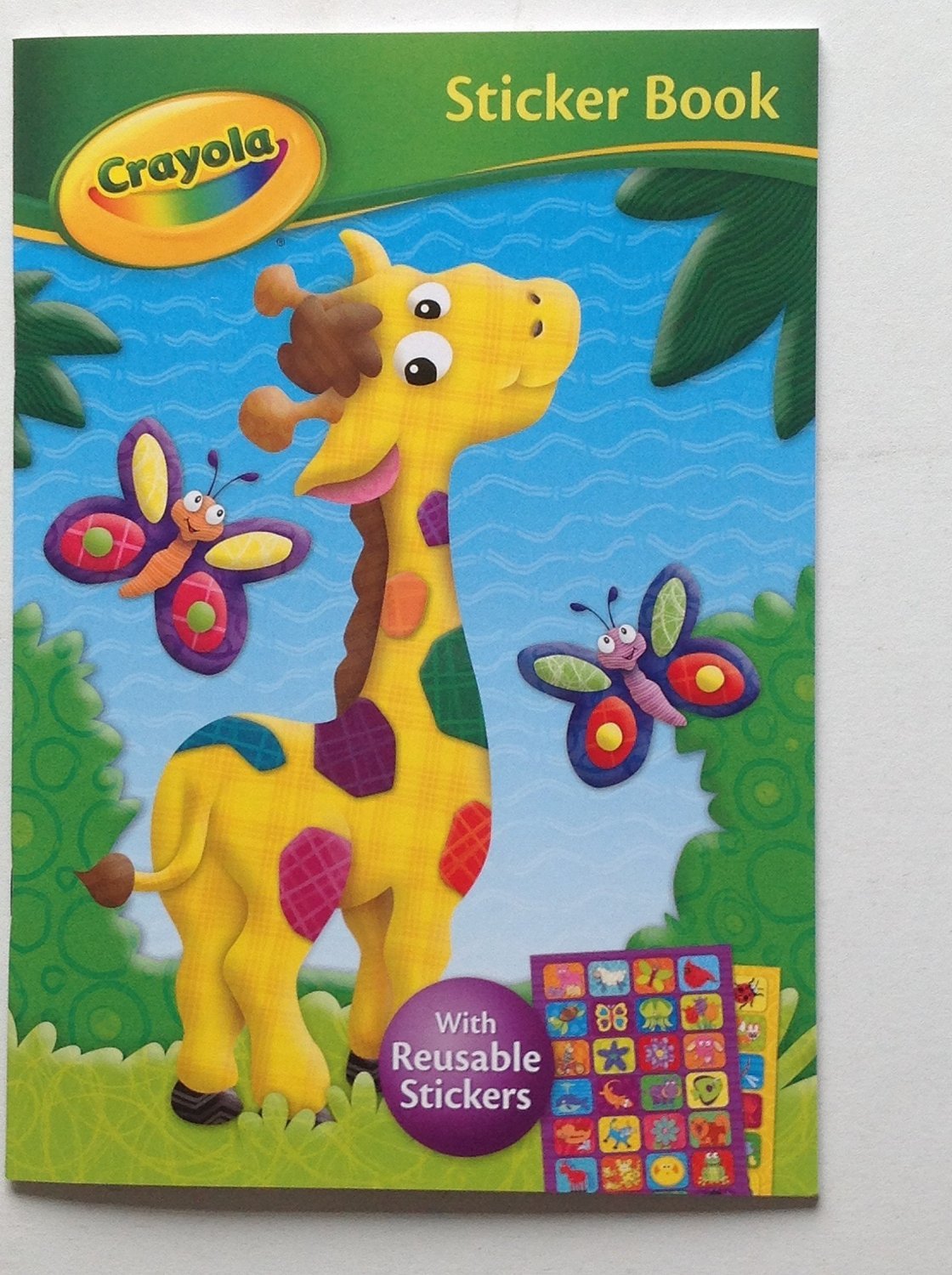 Crayola Sticker Book Giraffe A4