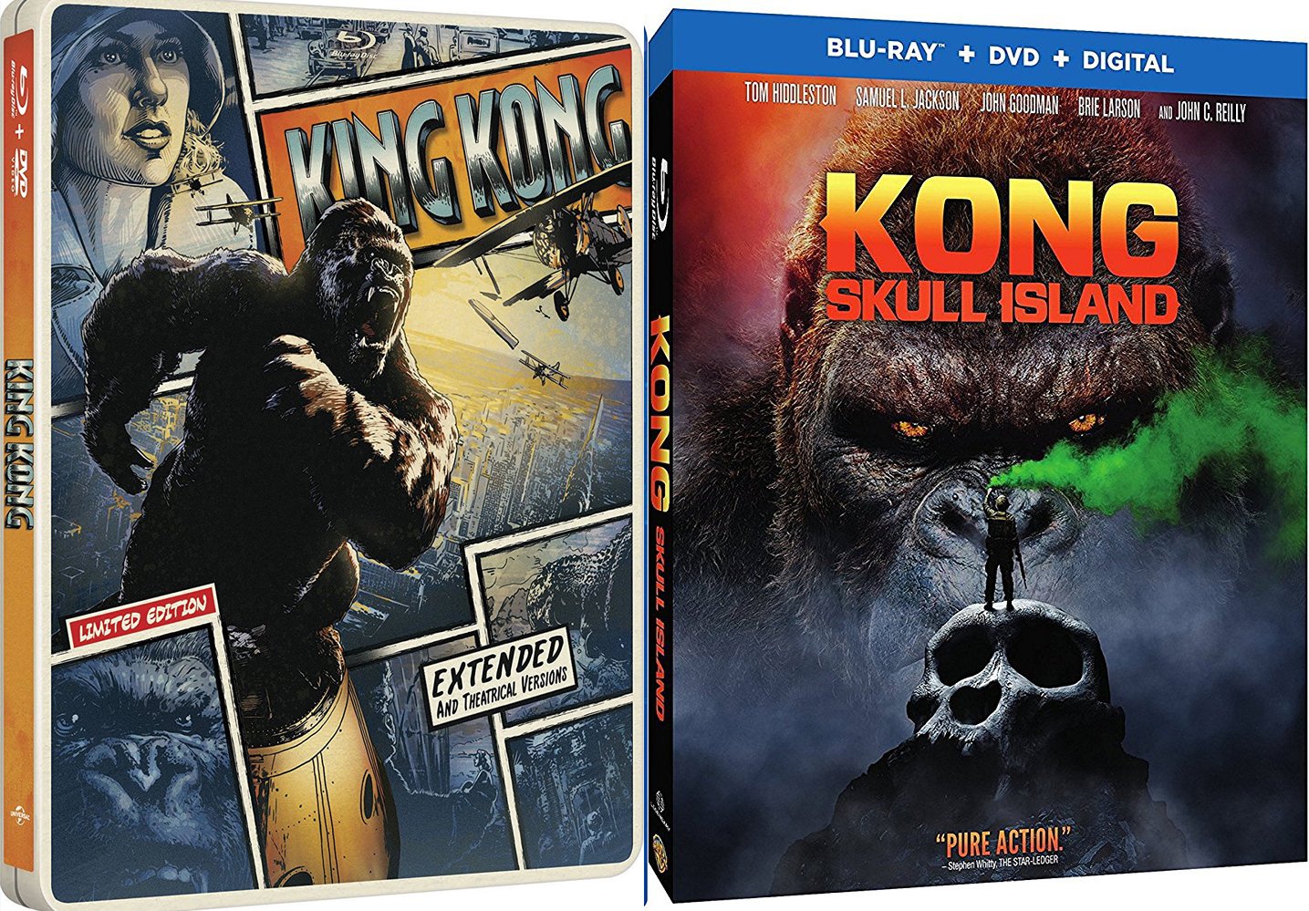 Amazon Com Ultimate Kong Double Feature Skull Island King Kong