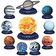 thumbnail image 2 of OSNIE Solar System Party Decorations - 9pc Space Theme Honeycomb Centerpieces & Table Toppers 2 of 14
