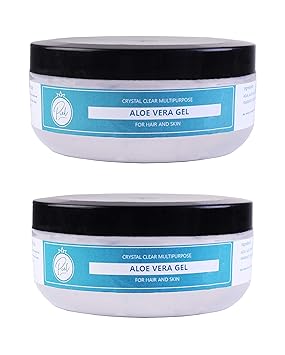 Piel crystal clear multipurpose aloe vera gel for body, skin, and hair - Pack of 2-200g