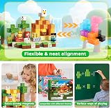 ToyUnited Magnetic Blocks Roast Chicken 200PCS Educational STEM Kit view 6