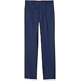 Isaac Mizrahi Boys Slim Fit Birdseye Texture Dress Pants