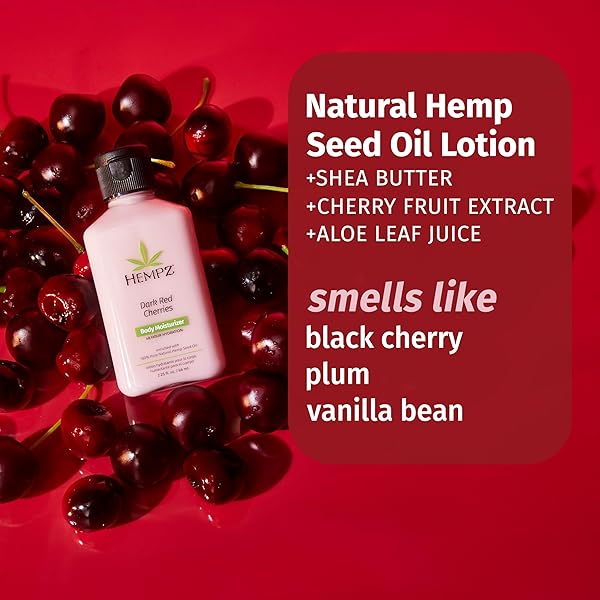 HEMPZ MINI BRAZILIAN BERRY BEAUTY ACTIVES LOTION, HYDRATING MOISTURIZER FOR BODY, HANDS AND FEET 2.25 OZ.