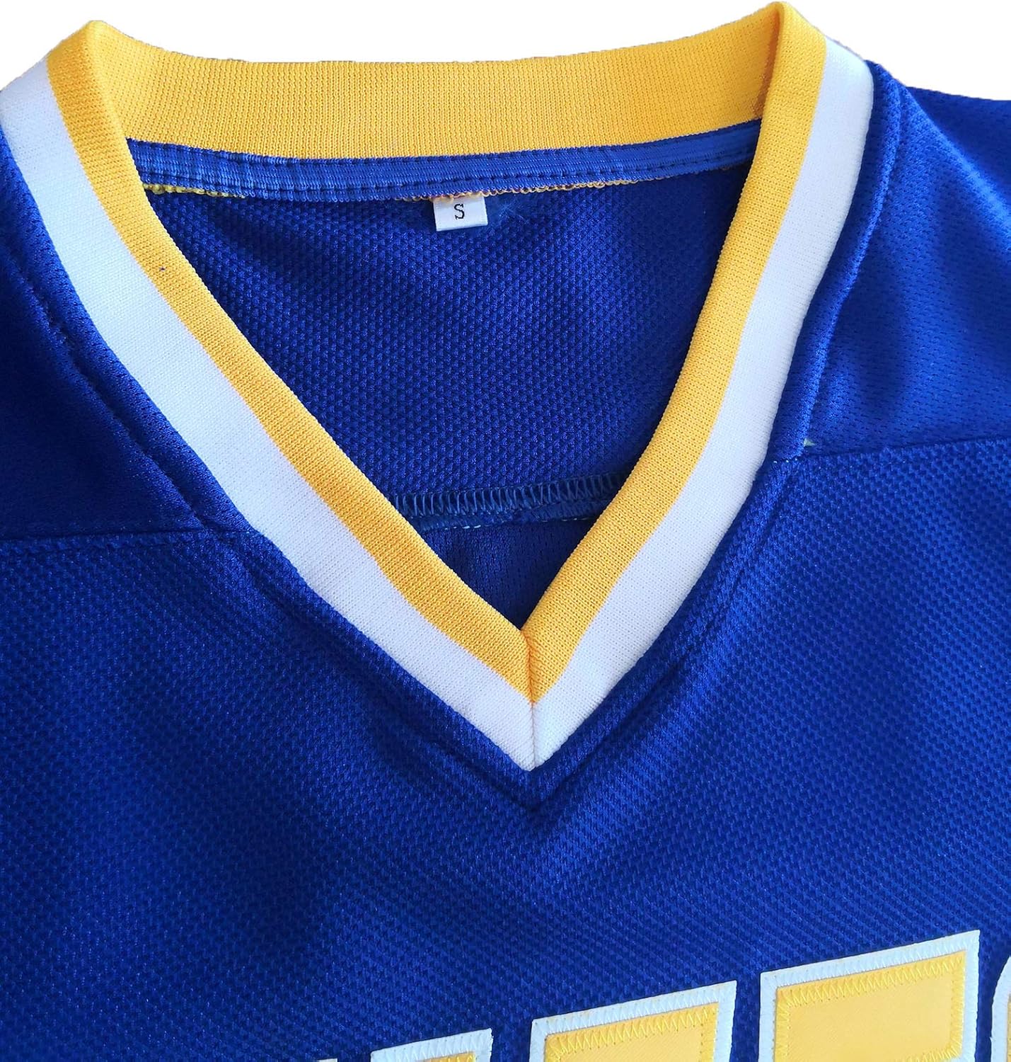 Men Hanson Brothers Jersey,Charlestown Chiefs 16 Jack 17 Steve 18 Jeff Slap Shot Movie Ice Hockey Jersey Stitched Blue White: Clothing