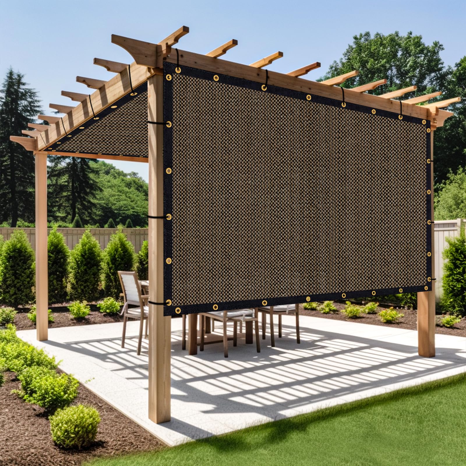 Shade&Beyond Customized Size 8' X 24' Shade Cloth
