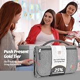 Lifefluent Portable Baby Changing Mat Travel Change Mat Grey 70x56cm view 7