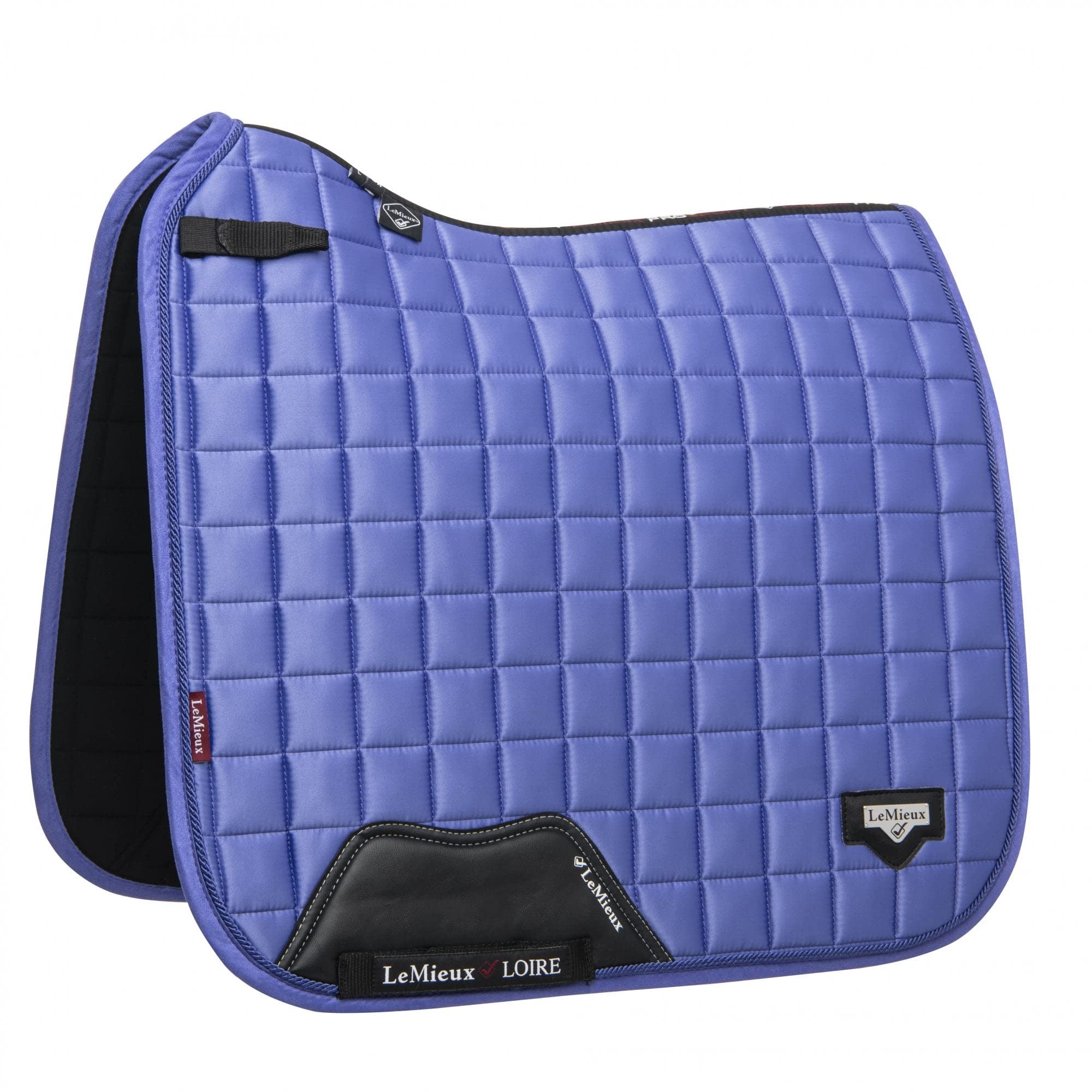 LeMieux Dressage Loire Classic Square Saddle Pad - Saddle Pads for Horses - Equestrian Riding Equipment and Accessories (Bluebell - Small/Medium)