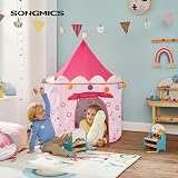 SONGMICS Princess Castle Play Tent Girls Kids Indoor Outdoor Teepee LPT01PK view 2