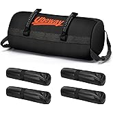 Uboway Sandbags For Working Out: Sand Bags for Weight Training, Adjustable Workout Sandbag with Handles Strength Training Equipment for Home Gym 10-40 LBS
