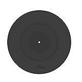 Turntable Platter Mat Black Rubber Silicone Design