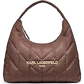 KARL LAGERFELD womens Voyage Hobo Bag With Logo