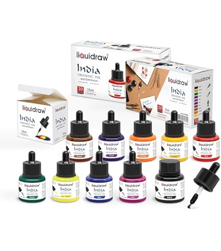 Amazon.com: Dr. Ph. Martin's Bombay India Ink Sets 1/2 oz. Set 2