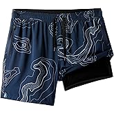 Onvous 7" Mens Swim Trunks Men Swim Trunks with Liner | Mens Swim Shorts Men | Men's Bathing Suit for Men's Swimwear