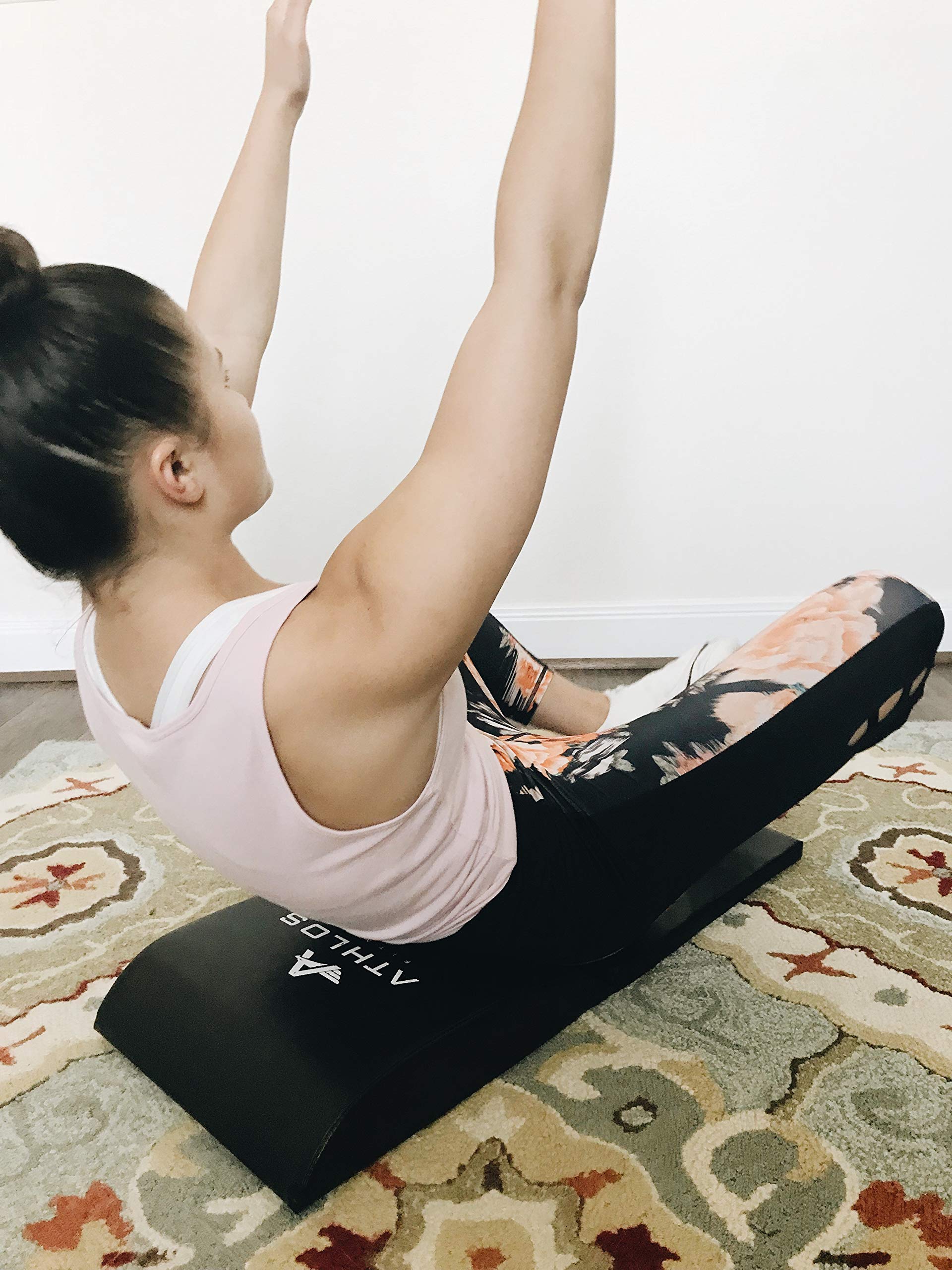 Athlos Fitness Ab Mat and Exercise Mat with Tailbone Protecting Pad