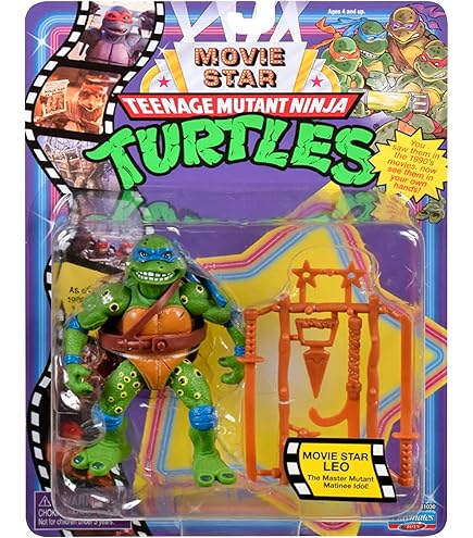 Amazon.com: TMNT Classic 1991 Movie Star Turtle Donnie : Toys & Games