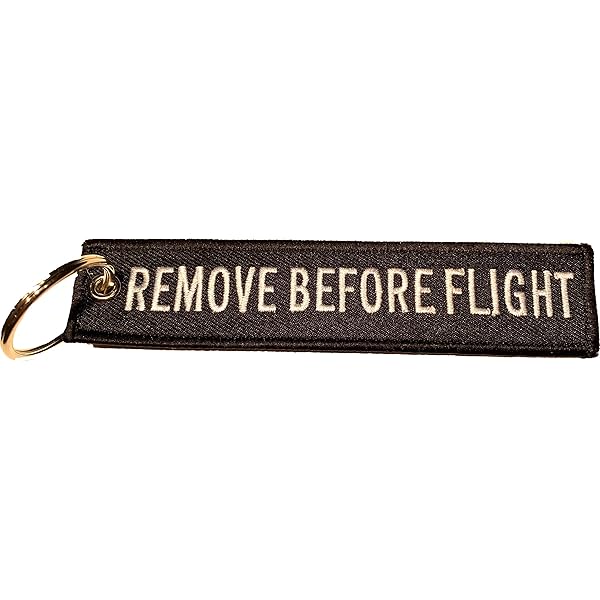 REMOVE BEFORE FLIGHTタグ kawasaki Remove Before Flight Keychain - Red/White 1pc by Rotary13B1