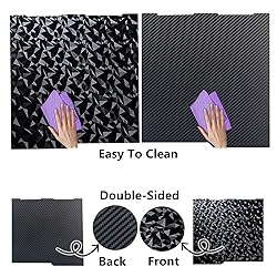 Kobra 3 3D Printer Double Sided Glossy PET Carbon