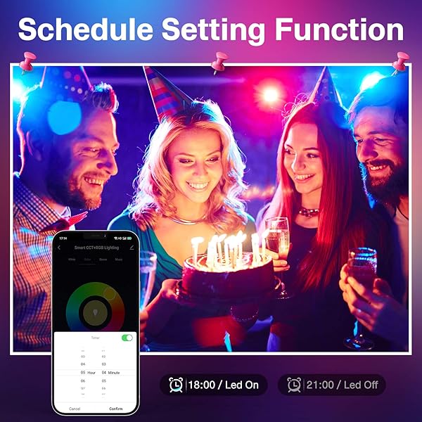 Smart GU10 LED Lampe Tasmor RGBW Dimmbar LED Leuchtmittel Ersetzt 50W Halogenlampen Warmwei und Kaltwei WLAN LED Birne Kompatibel mit Alexa und Google Home 5W 500LM Glhbirnen mit GU10 Fassung