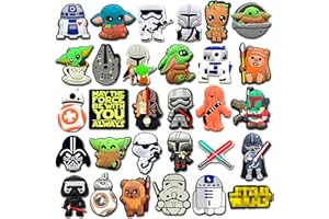 Wlyosvje 30PCS Superhero Shoe Decoration Charms for Clog Sandals