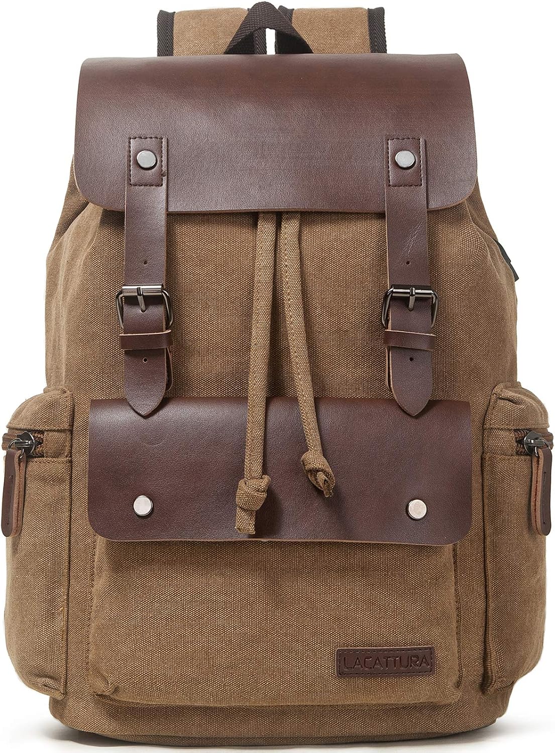 Lacattura Vintage Leather Backpack for 