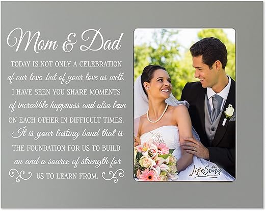 mom and dad thank you wedding