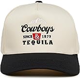 Funky Junque Vintage Canvas Snapback Hat - Adjustable 2 Tone Cap for Men Women - Put It On My, Cowboy, Girl Dad, Funny