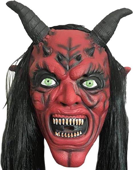 Amazon Shttown 赤鬼 リアルマスク あなたもパーティーの人気者に 節分 ハロウィン コスプレ フリーサイズ 収納袋付き セット コスプレ 仮装 通販