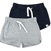 HonestBaby Multipack Shorts 100% Organic Cotton for Infant Baby and Toddler, Boys, Girls, Unisex