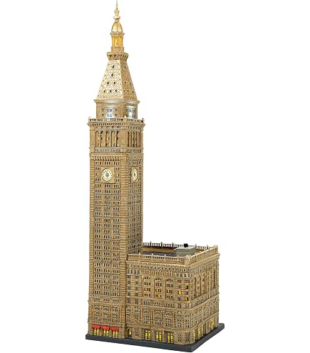 Dept 56 Heritage Village Christmas In The City - Stazione Di Polizia Precinct 25, 15,9x14x21,6 Cm