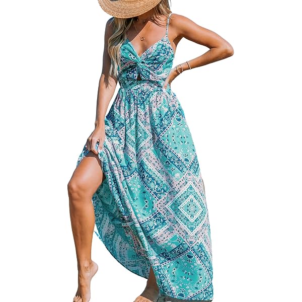 CUPSHE - Vestido de verano para mujer, con tirantes delgados