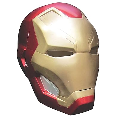 Rubie's Costume Co. Lelaki Kapten Amerika: Perang Saudara Lelaki Besi 2 -Piece Mask