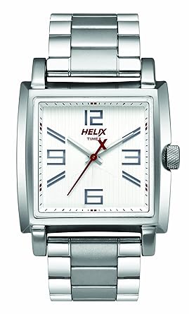 Helix Analog Silver Dial Mens Watch - TW026HG08