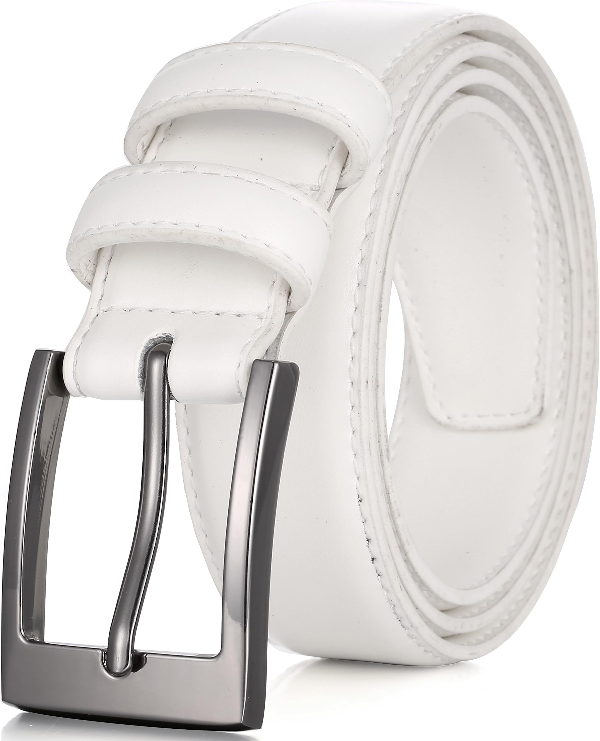 marino's men genuine leather dress belt with single prong buckle Marino S feature_Slit