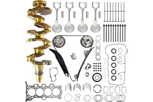 Riyhch Engine Rebuild Kit with Crankshaft Rods and Timing Chain fit for Hyundai Elantra/Tucson fit for Kia Soul/Forte 2014-2019 for G4NA 2.0L Engine