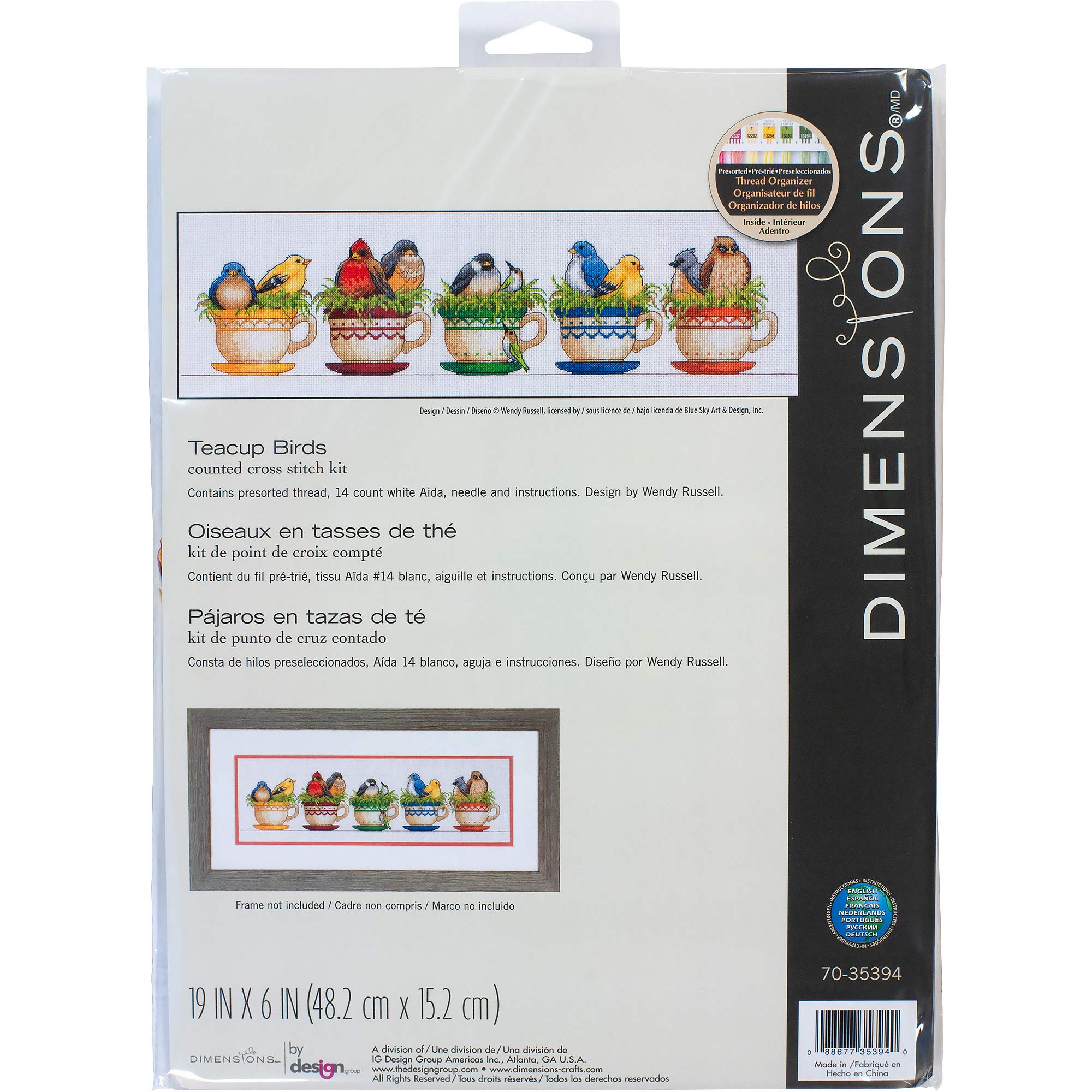 Dimensions Counted Cross Stitch Kit, Multicolor, 1