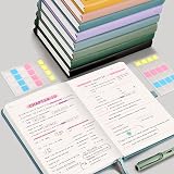 EMSHOI A5 Notebook Lined Journal 320 Pages 100gsm Pink Vegan Leather view 5
