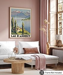 Poster Master Vintage Travel Poster - Retro Lake