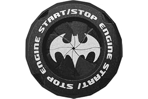 ERARISE Push to Start Button Cover Rotary Car Start Button Cover Engine Start Button Cover Spin Engine Start Stop Button