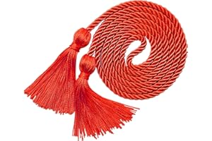 AouEtnay Graduation Honor Cords Red Graduation Cords, 67"" Long for Graduation Students