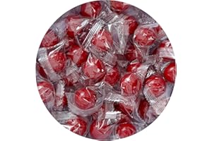 THE HAMPTON CANDY COMPANY Fireball Candy, 1 Pound Fireballs Candy Bulk (Approx. 50 Pieces), Cinnamon Hard Candy Individually Wrapped, Red Hot Cinnamon Candy, Fire Candy, Atomic Fireballs Alternative Hot Candy