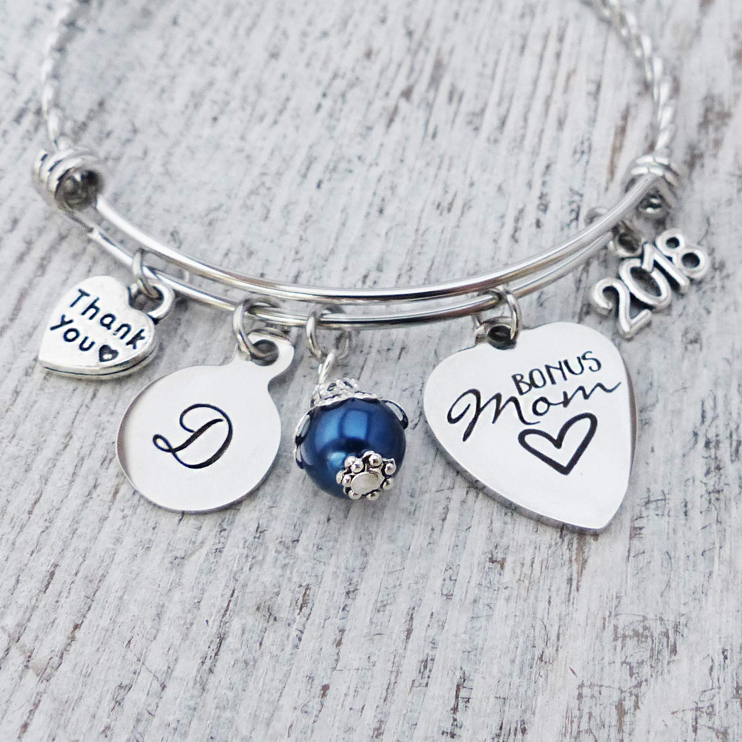 mother in law charm bracelet