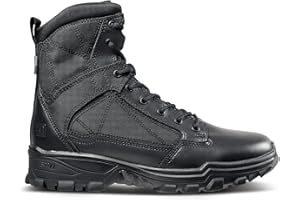 5.11 Tactical Men's Work Boots Military Fast-Tac Waterproof 6", Black, Style 12388ABR