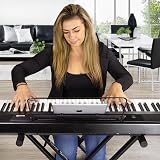 RockJam 88 Key Digital Piano with Semi-Weighted Keys and Lessons view 4