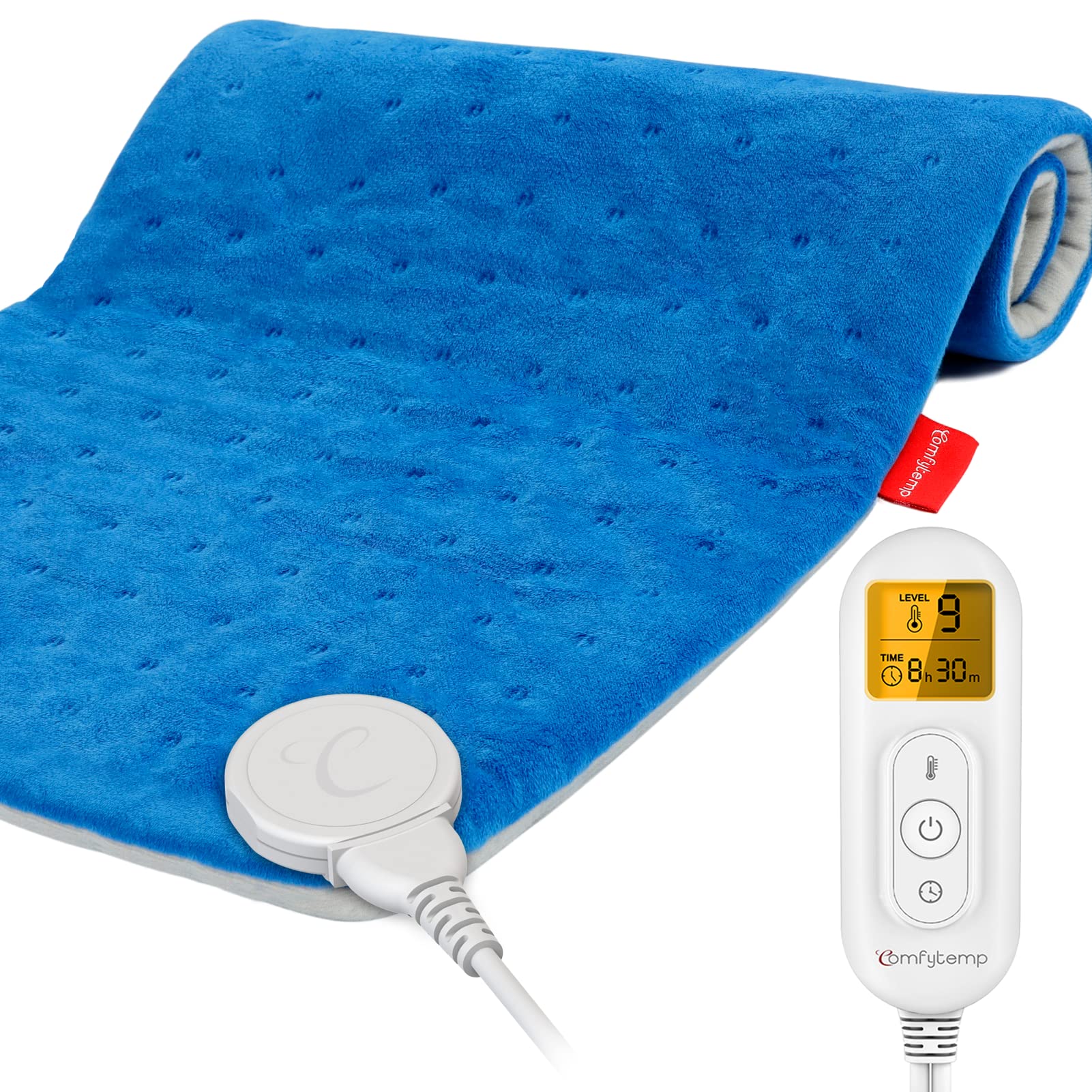 Heating Pad for Period Cramps, FSA HSA Eligible Electric Heating Pad for Back Pain Relief, 12