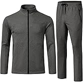 Rdruko Men's Track Suits 2 Piece Set Sweatsuits Tracksuits Jogging Workout Gym Athletic Sweat Suits