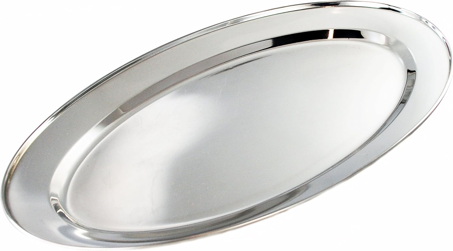 Buckingham Stainless Steel, Oval Tray Plate, Meat Platter, Serving Dish