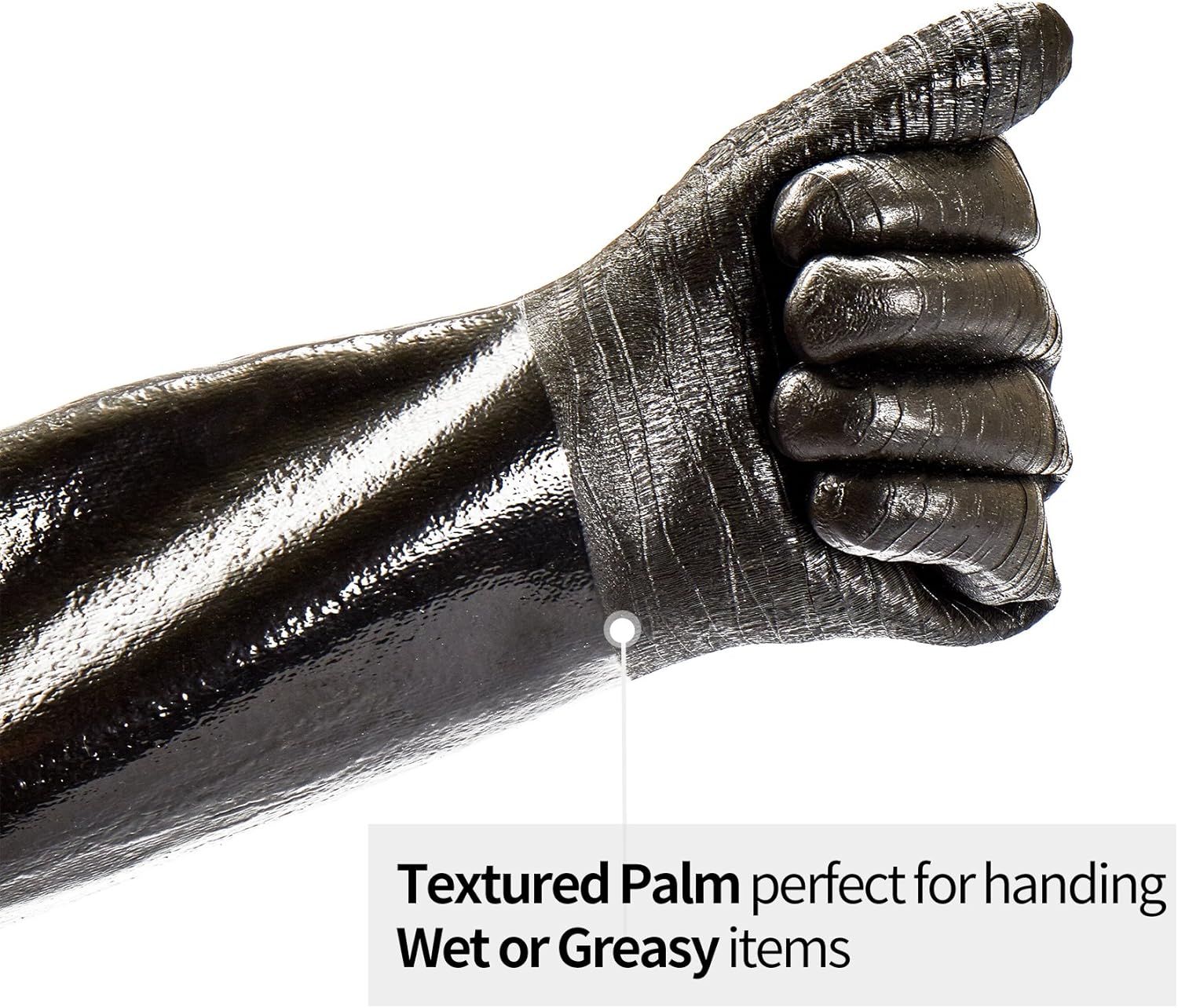 RAPICCA BBQ Gloves 14 Inches, 932℉, Heat Resistant-Smoker, Grill, Cooking Barbecue Gloves, for Handling Heat Food Right on Your Fryer, Grill, Oven. Waterproof, Fireproof, Oil Resistant Neoprene Coating : Garden & Outdoor