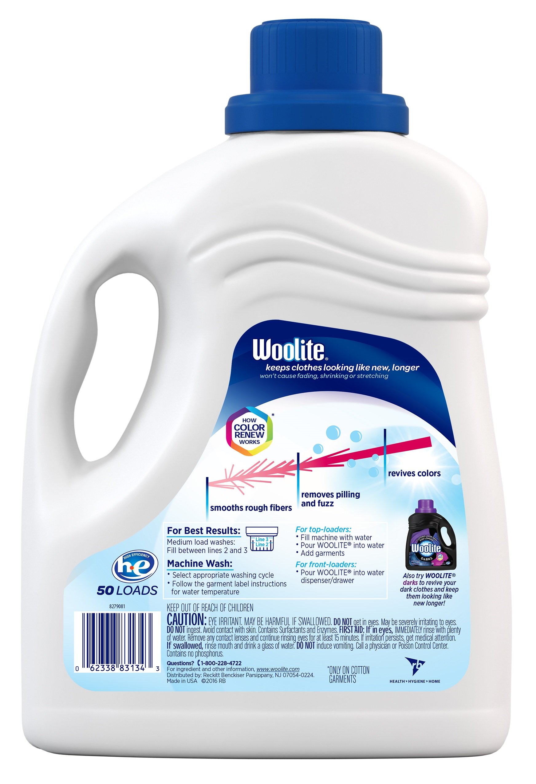 Woolite Gentle Cycle Liquid Laundry Detergent, Sparkling Falls Scent