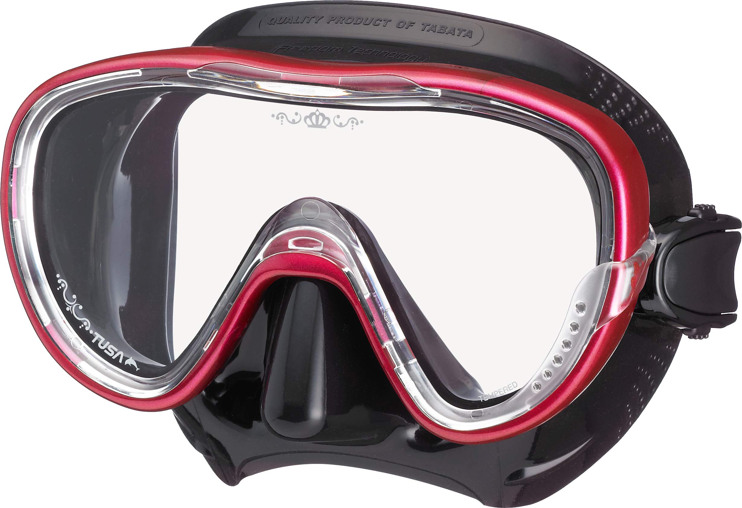 TUSA M1002 Freedom Tina Dive Mask Black/Rose Pink